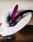 Boho Western Hat w/ Choice of Feather Hat Band-Bone 981z