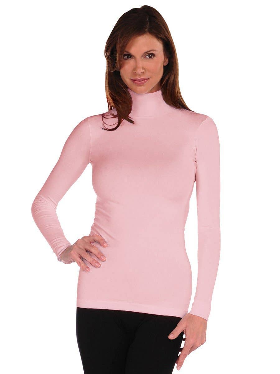Tees By Tina Long Sleeve Mock Neck Turtleneck (800MN)