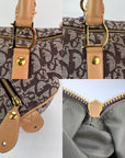 Christian Dior Vintage Trotter Diorissimo Medium Brown Boston Bag