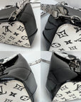 LOUIS VUITTON Hot Springs Backpack White Monogram and Patent Leather