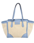 Gucci Beige x Brown Canvas Swing Tote - 