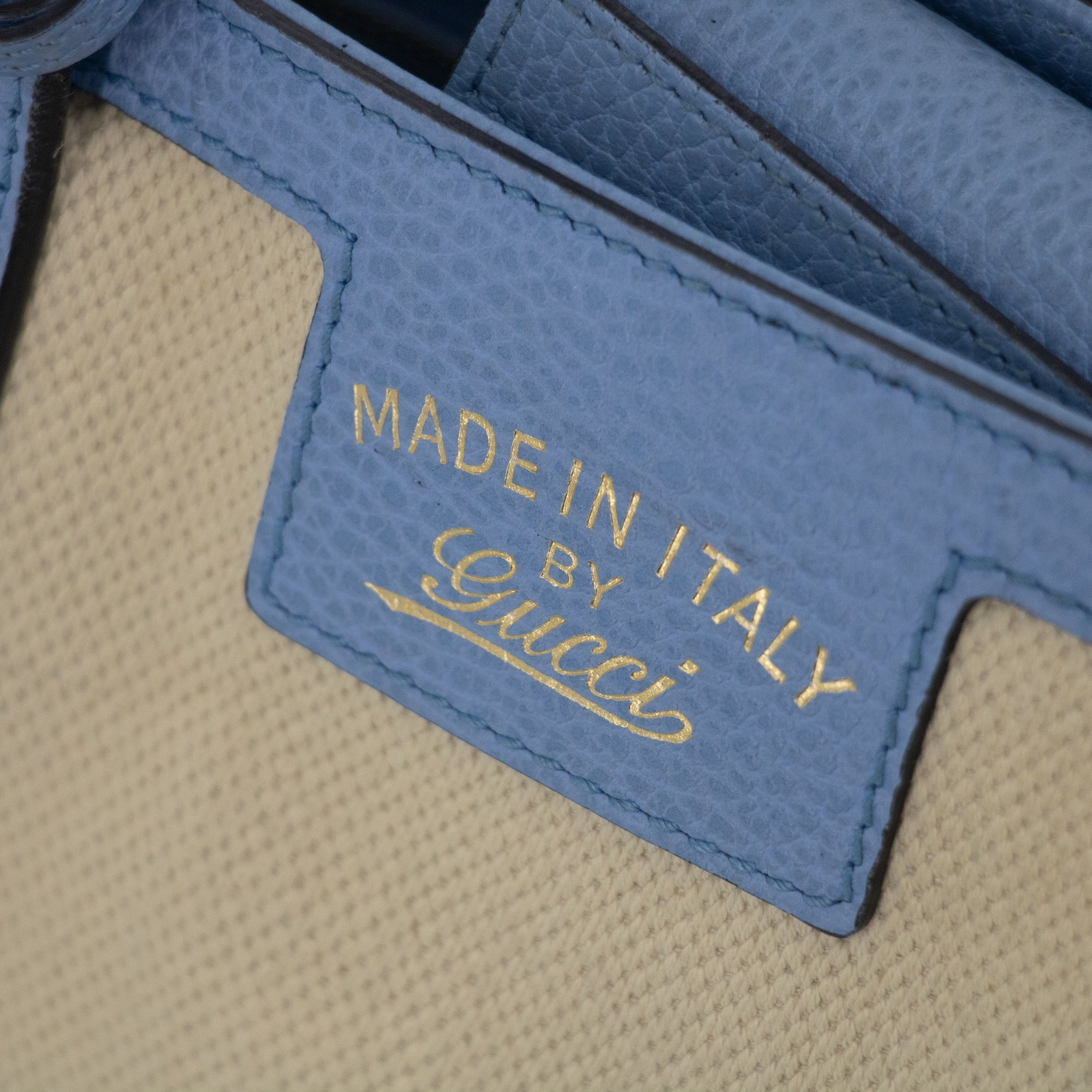 Gucci Beige x Brown Canvas Swing Tote - 