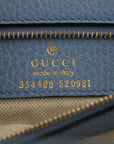 Gucci Beige x Brown Canvas Swing Tote - 