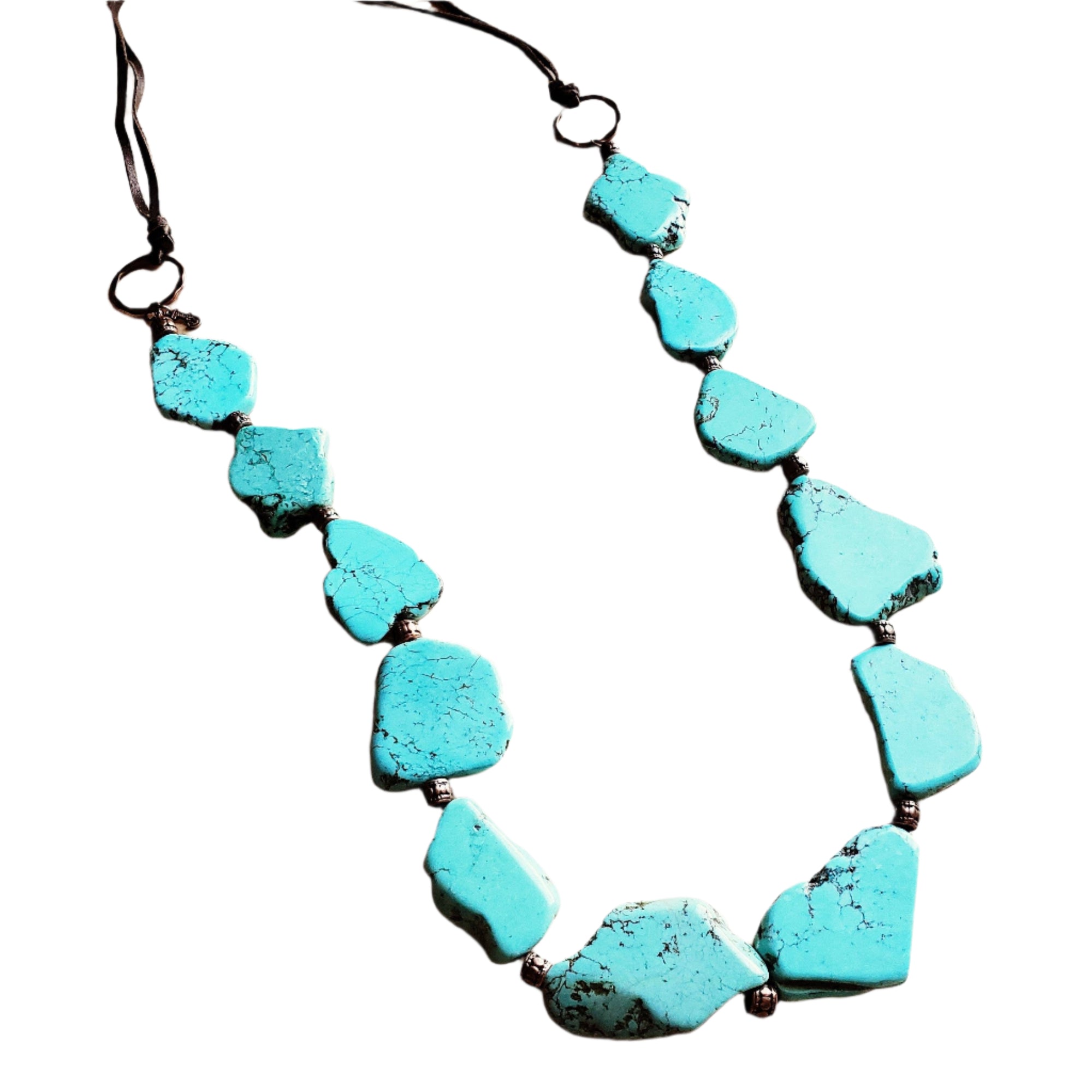 Turquoise Slab Necklace