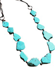 Turquoise Slab Necklace