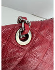 Chanel Caviar Quilted Medium French Riviera Red Flap