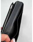 LOUIS VUITTON Epi Brazza Long Black Leather Wallet