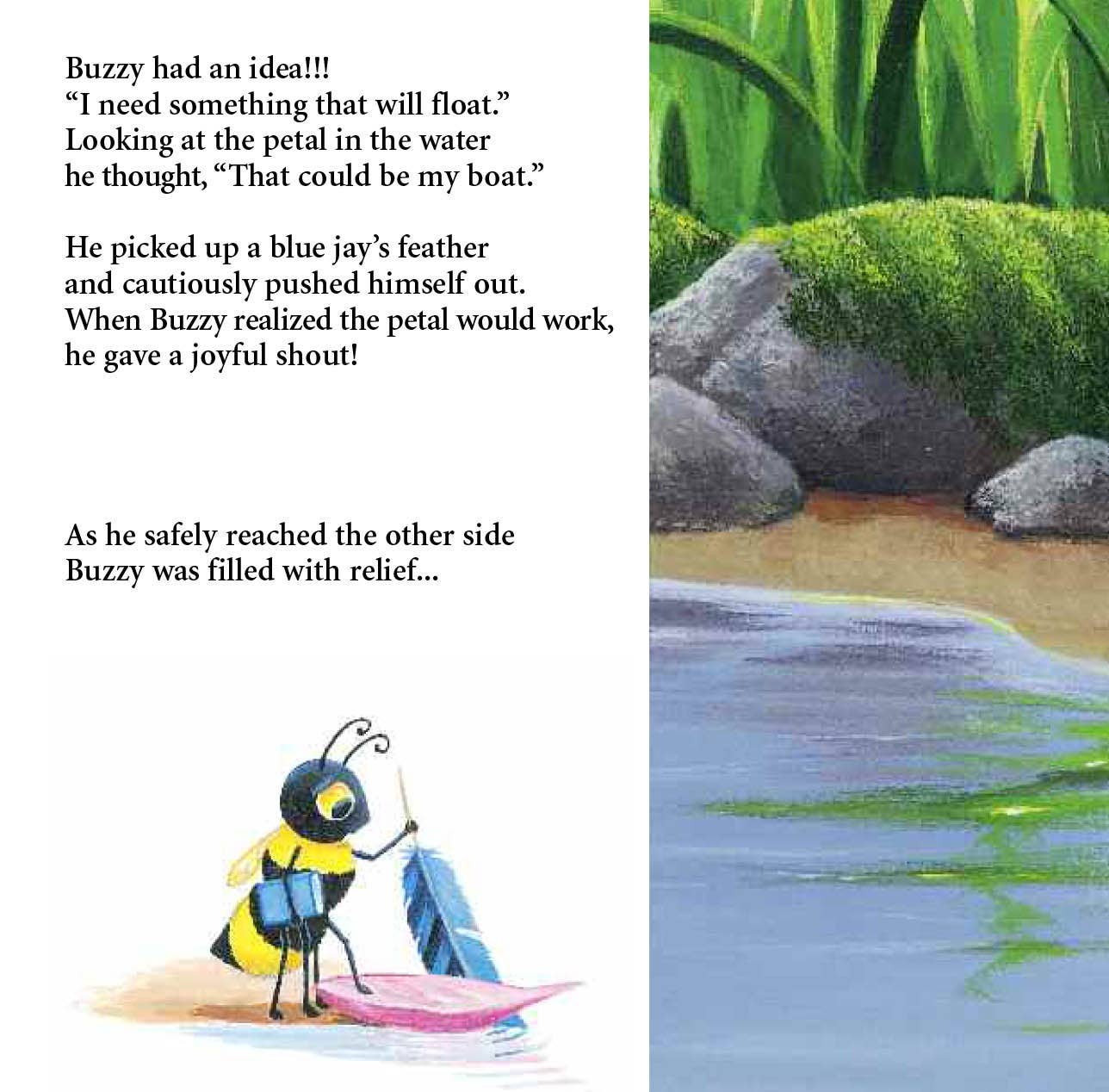 Buzzy the bumblebee picture book
