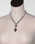 Czech Glass and Crystal Necklace