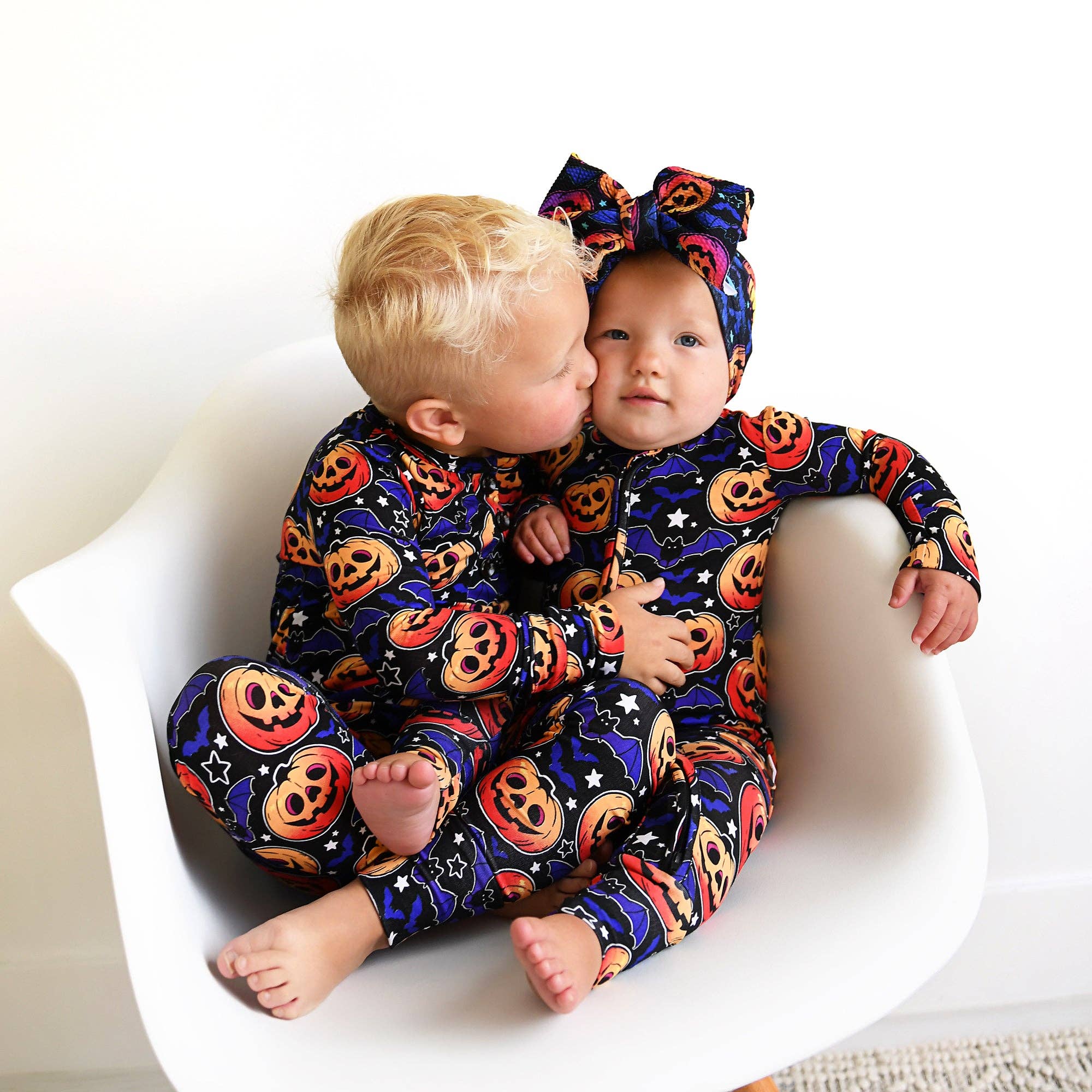 Edward Zip Bamboo Glow in the Dark Sleepies Little Halloween