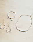 Freshwater Pearl Bracelet with Matte Gold Coin 804m