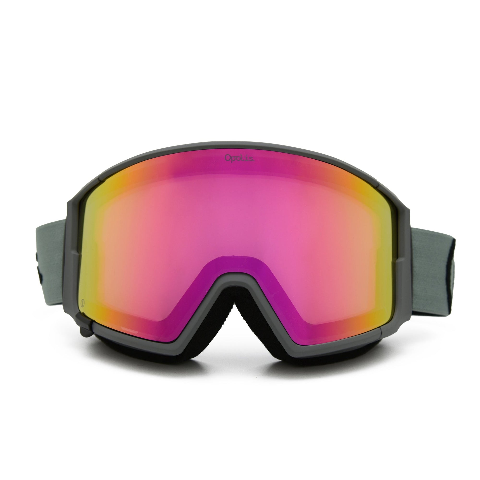 Grey Wolf Ski &amp; Snowboard Goggles (Cherry Lemonade Mirrored Lens)