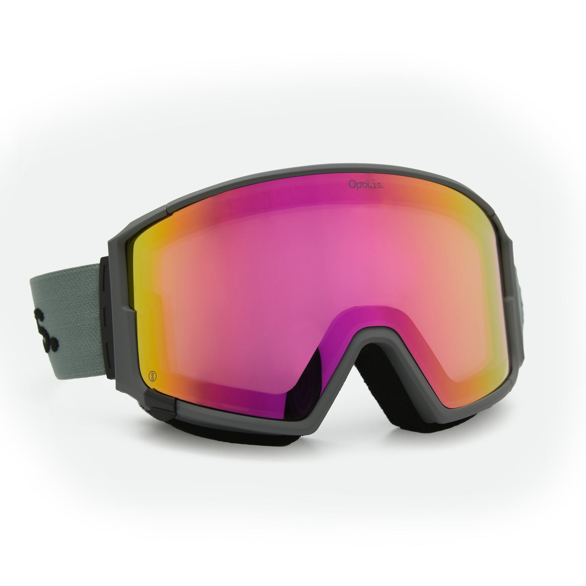 Grey Wolf Ski &amp; Snowboard Goggles (Cherry Lemonade Mirrored Lens)