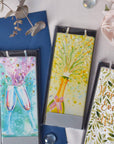 Flatyz Candle Champagne Glasses Clinking