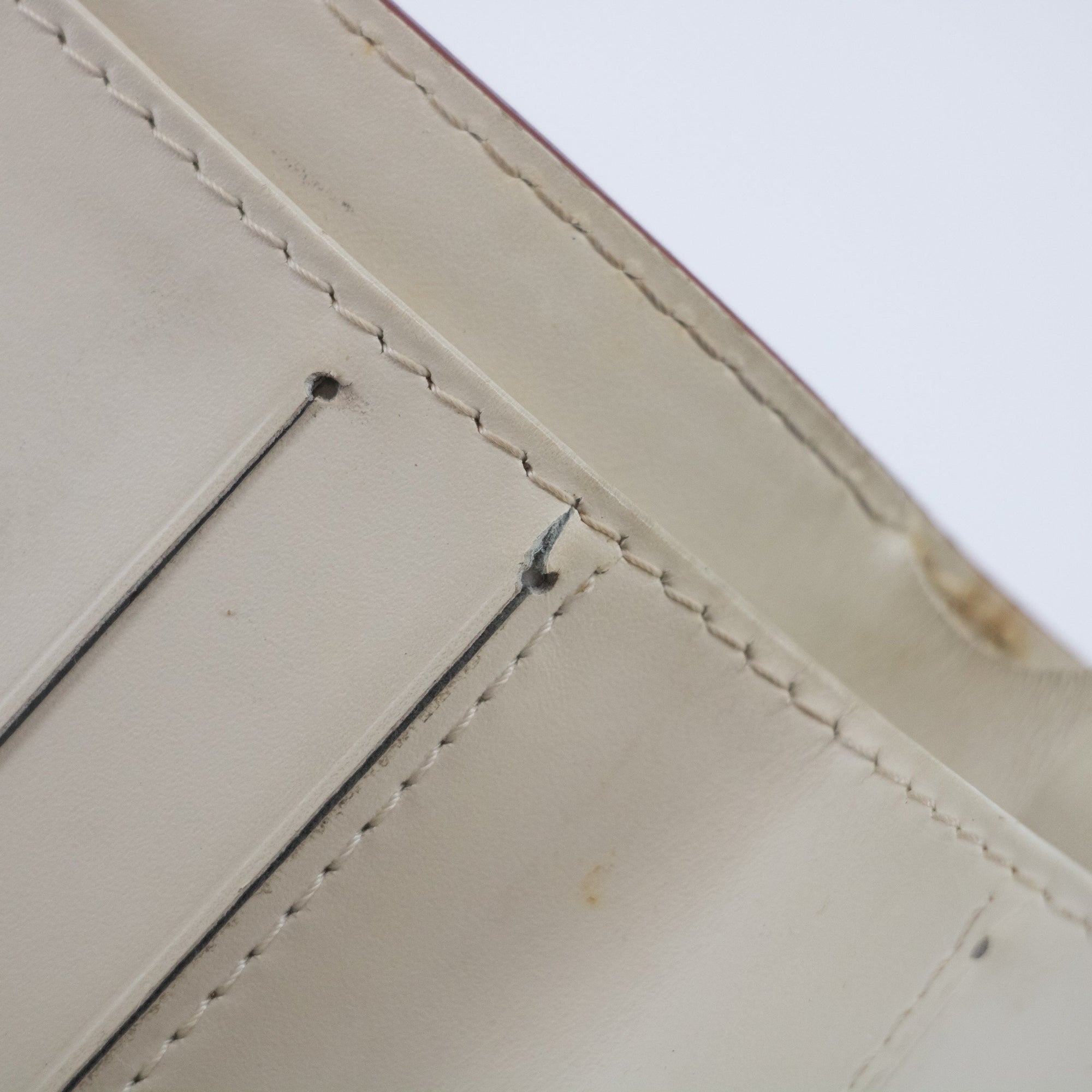 Louis Vuitton Ivory Suhali Compact Zippy Wallet  