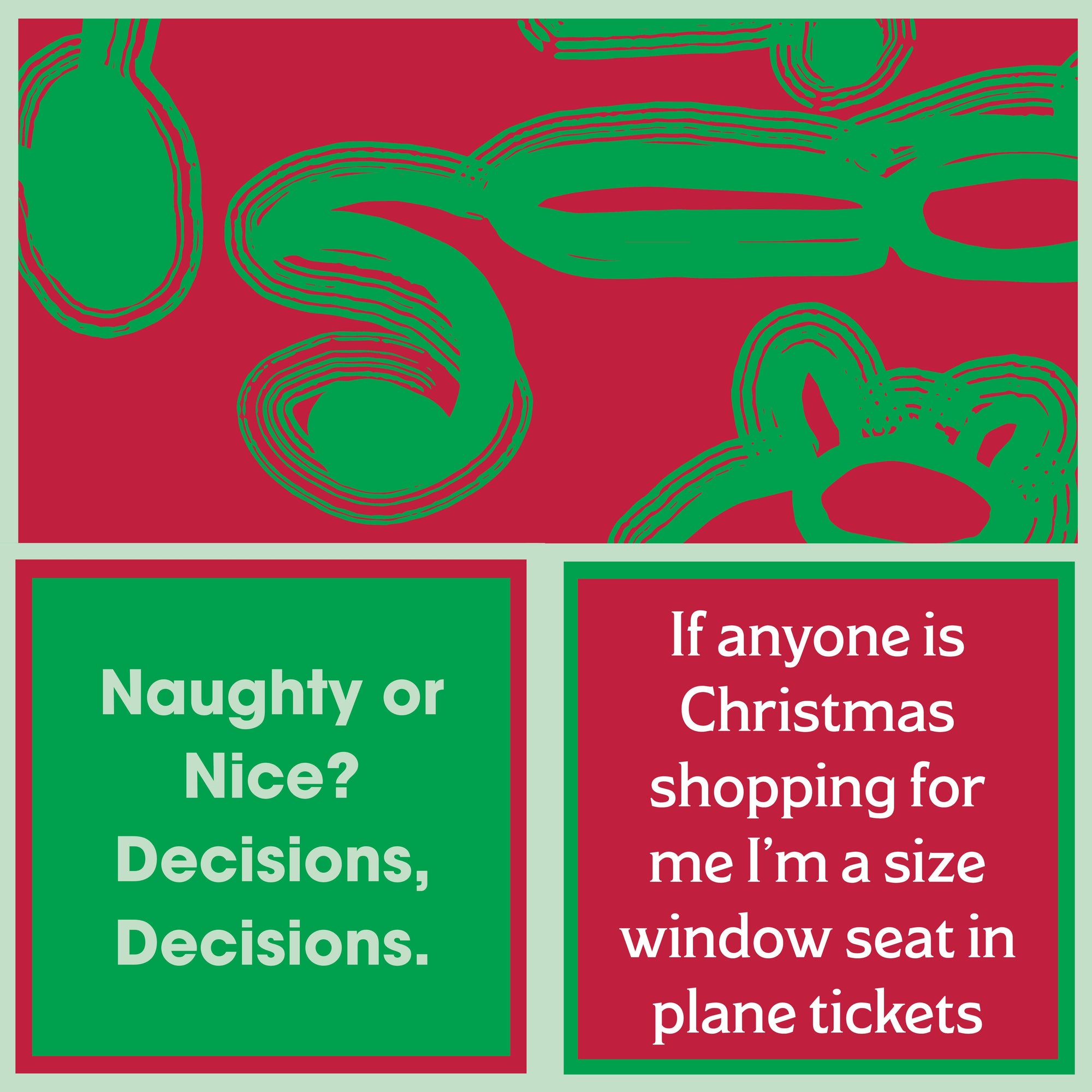 Drinks On Me Napkin - Christmas Shopping