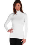 Tees By Tina Long Sleeve Mock Neck Turtleneck (800MN)