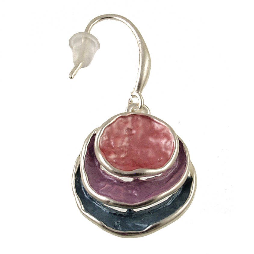 Three Circles Layered Earrings