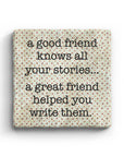 Great Friend Marble Coaster