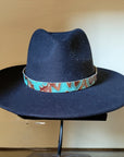 **Copper Laredo Embossed Leather Hat Band Only 981x