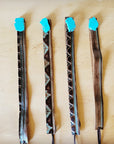 Turquoise Navajo Turq Slab Leather Band + Choice of Boho Hat 985q