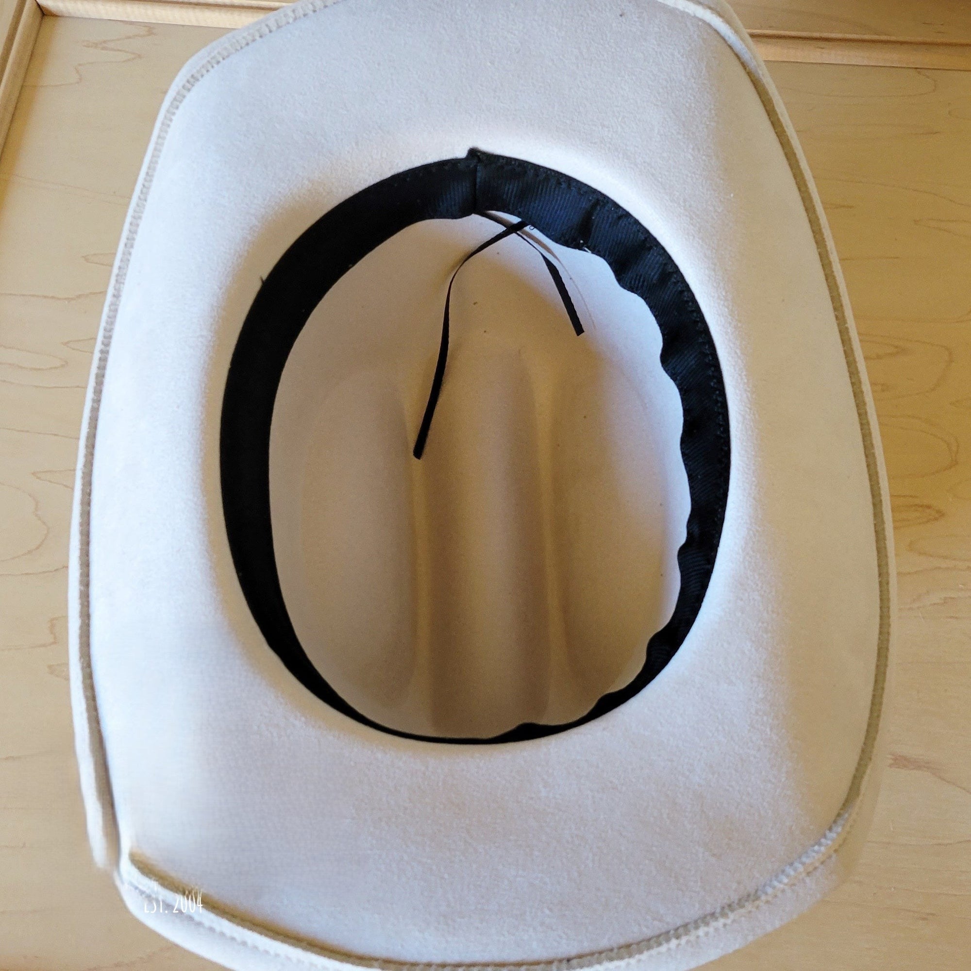 Tan Hide Western Leather Band w/ Choice of Boho Hat 985L