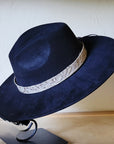 Gilded Cowboy Western Leather Band w/ Choice of Boho Hat 985b