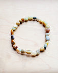 Amazonite Beaded Stretch Bracelet 807k