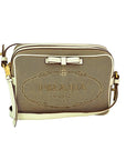 Prada Khaki Canvas Camera Crossbody Bag