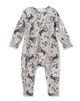 Western Cowboy Rodeo Zipper Baby Romper - Bamboo Convertible