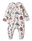 Farmer's Market Baby Zipper Romper – Soft Bamboo One-Piece