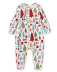 Christmas Merry Baby Bamboo Zipper Romper - Family Matching