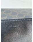 Celine Triomphe Vertical Cabas Black Monogram Canvas Tote