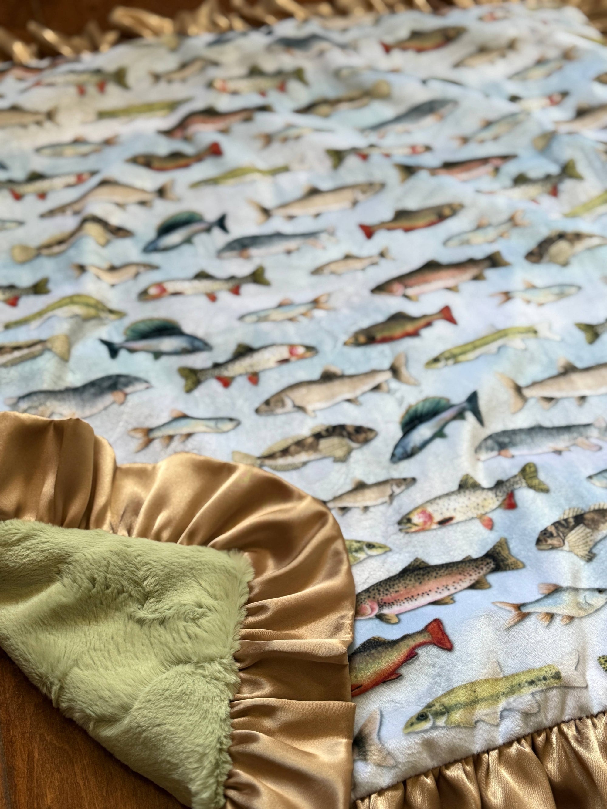Gone Fishing Teether Blanket