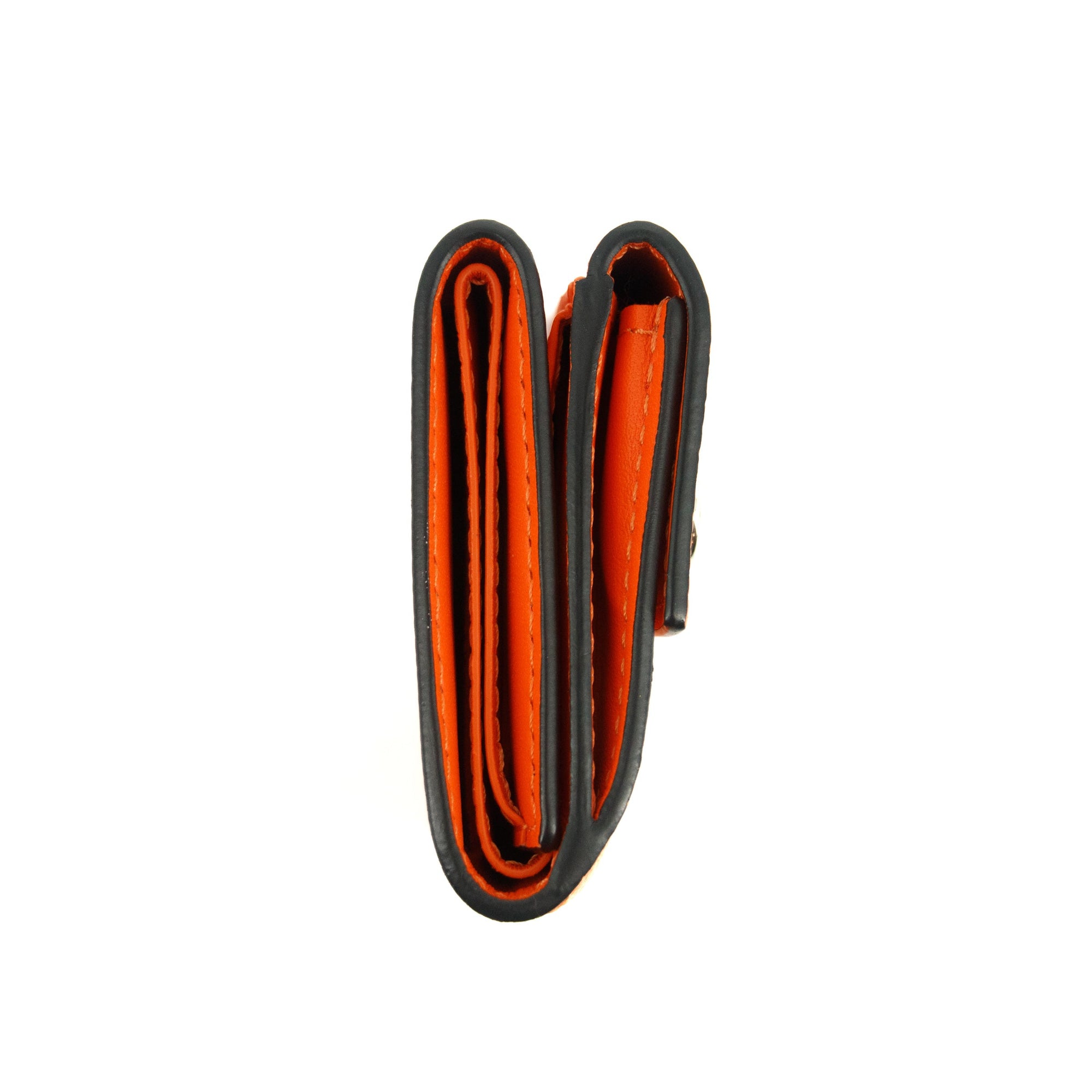 Louis Vuitton Orange Taigarama Discovery Compact Mini Wallet 