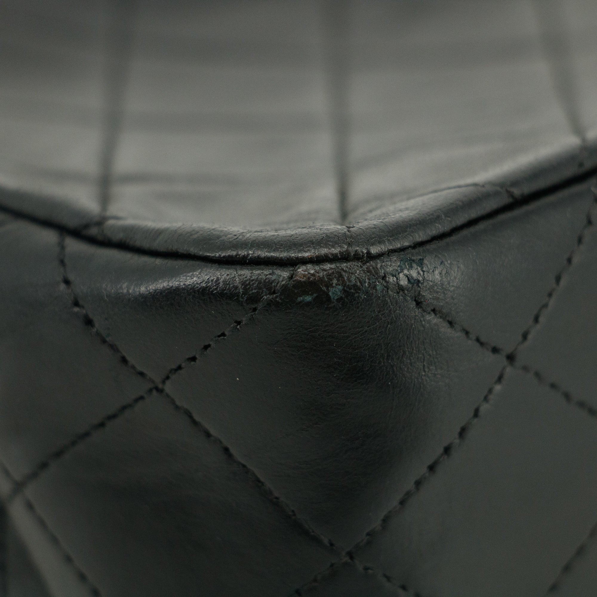 Chanel Matelasse Lambskin Black Single Flap Shoulder Bag 