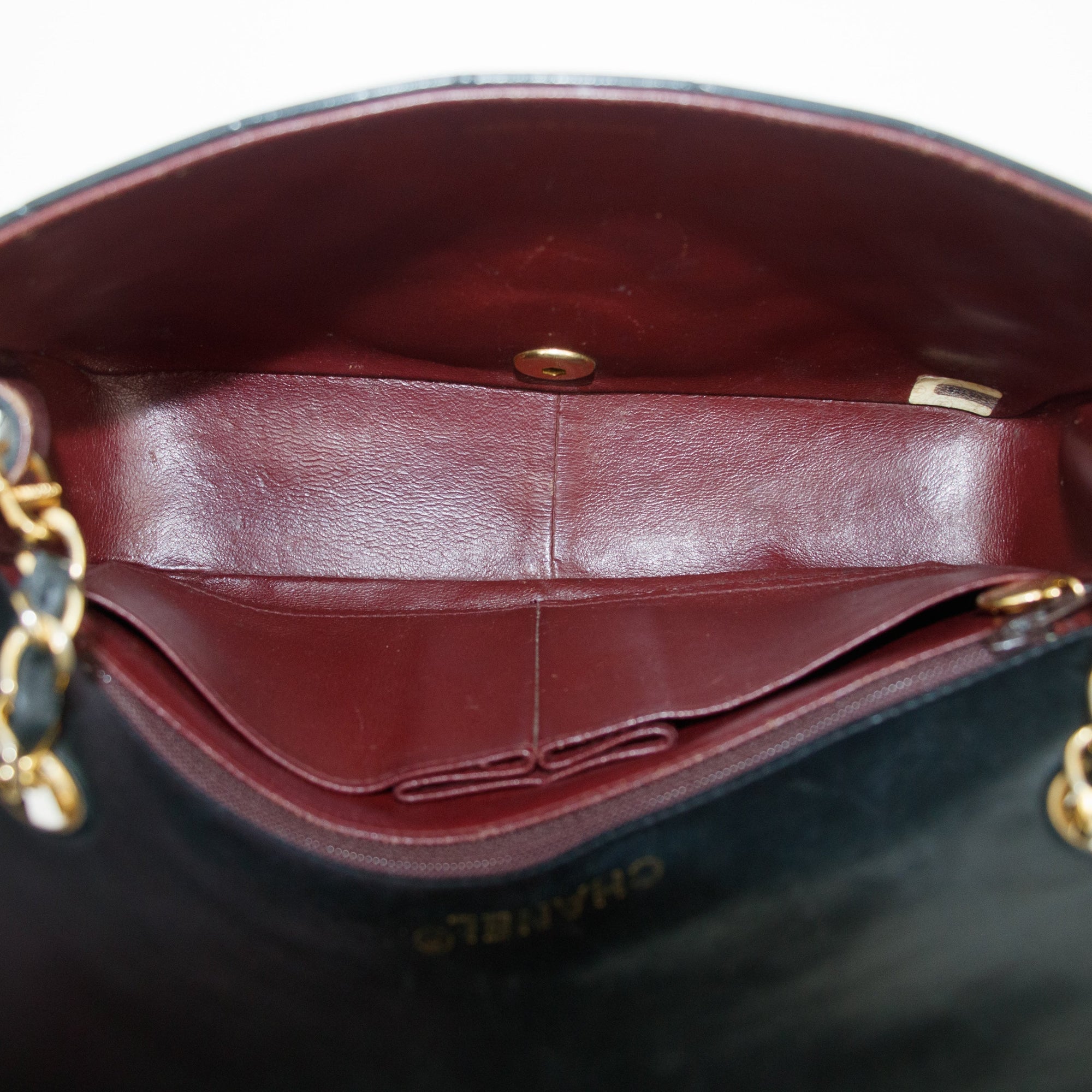 Chanel Matelasse Lambskin Black Single Flap Shoulder Bag 