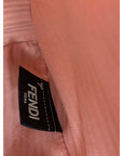 Fendi Vitello Elite Flamingo Petite 2Jours Pink Tote Shoulder Crossbody Bag