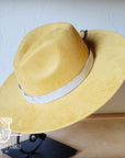 White and Gold Gator Embossed Leather Hat Band Only 951g
