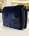 Dolce & Gabbana Blue Mink Shoulder Bag