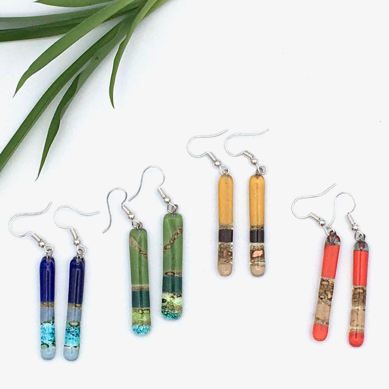 Fused Glass Earrings