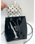 LOUIS VUITTON Hot Springs Backpack White Monogram and Patent Leather