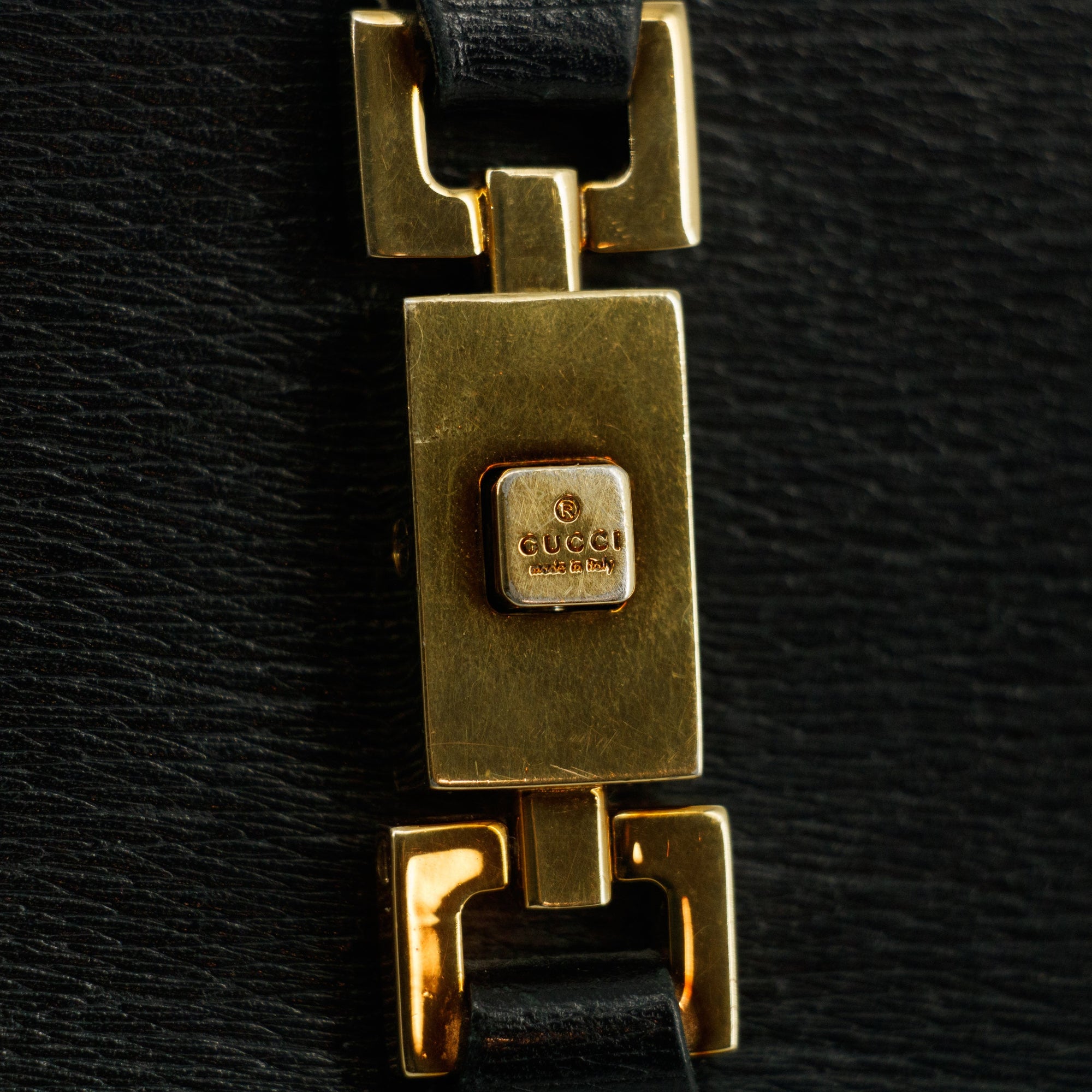 Gucci Black Long Jackie Wallet 