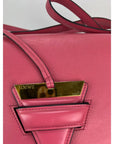 Loewe Medium Barcelona Pink Leather Shoulder Bag