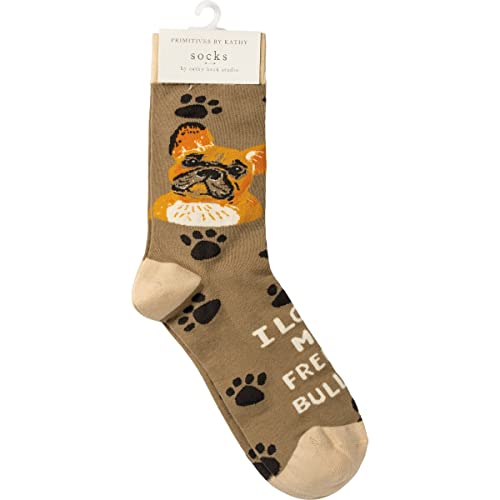 I Love My French Bulldog Socks