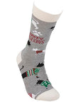 Happy Pawlidays Cat Socks