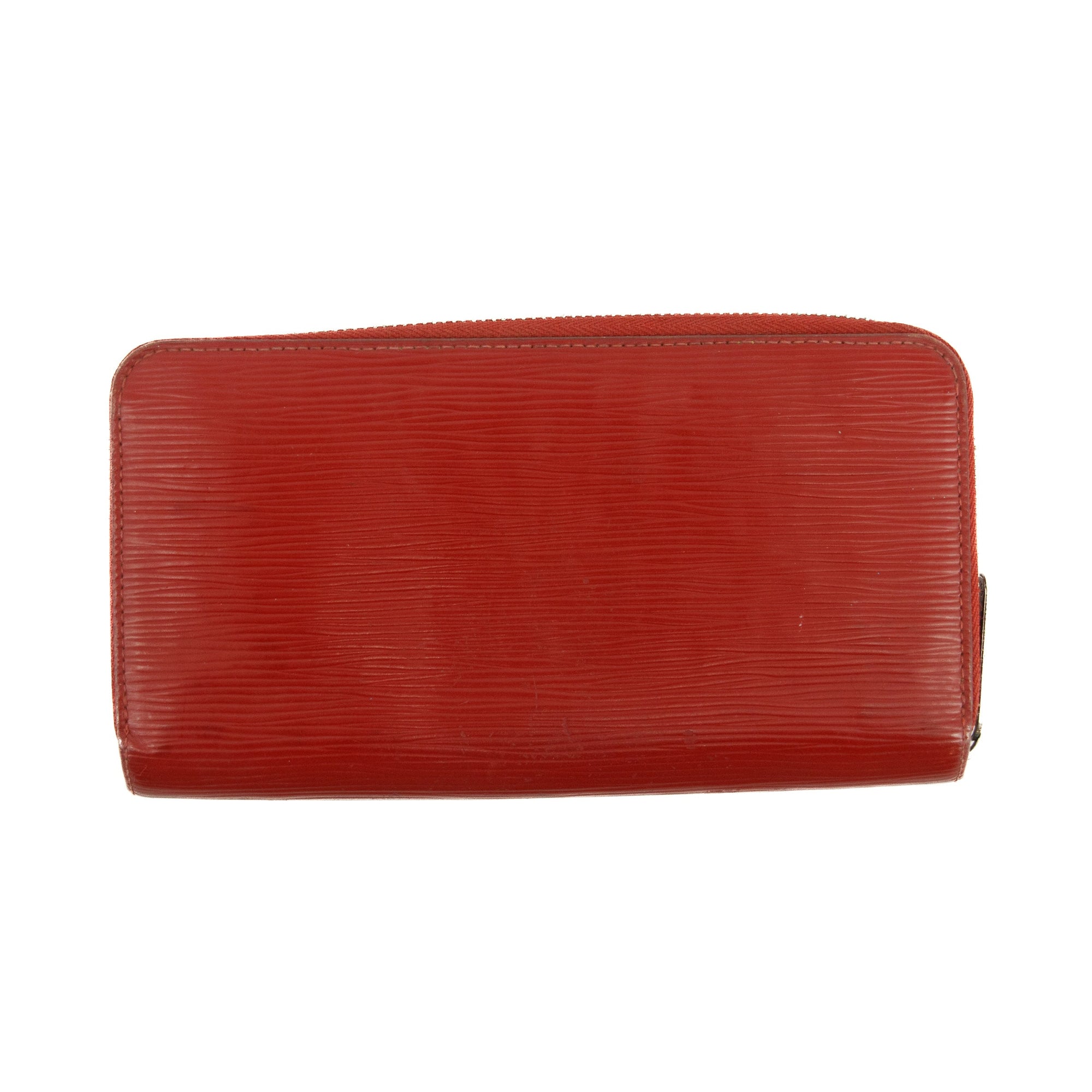 Louis Vuitton Red Epi Zippy Long Wallet  