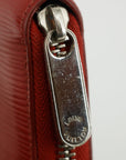Louis Vuitton Red Epi Zippy Long Wallet  