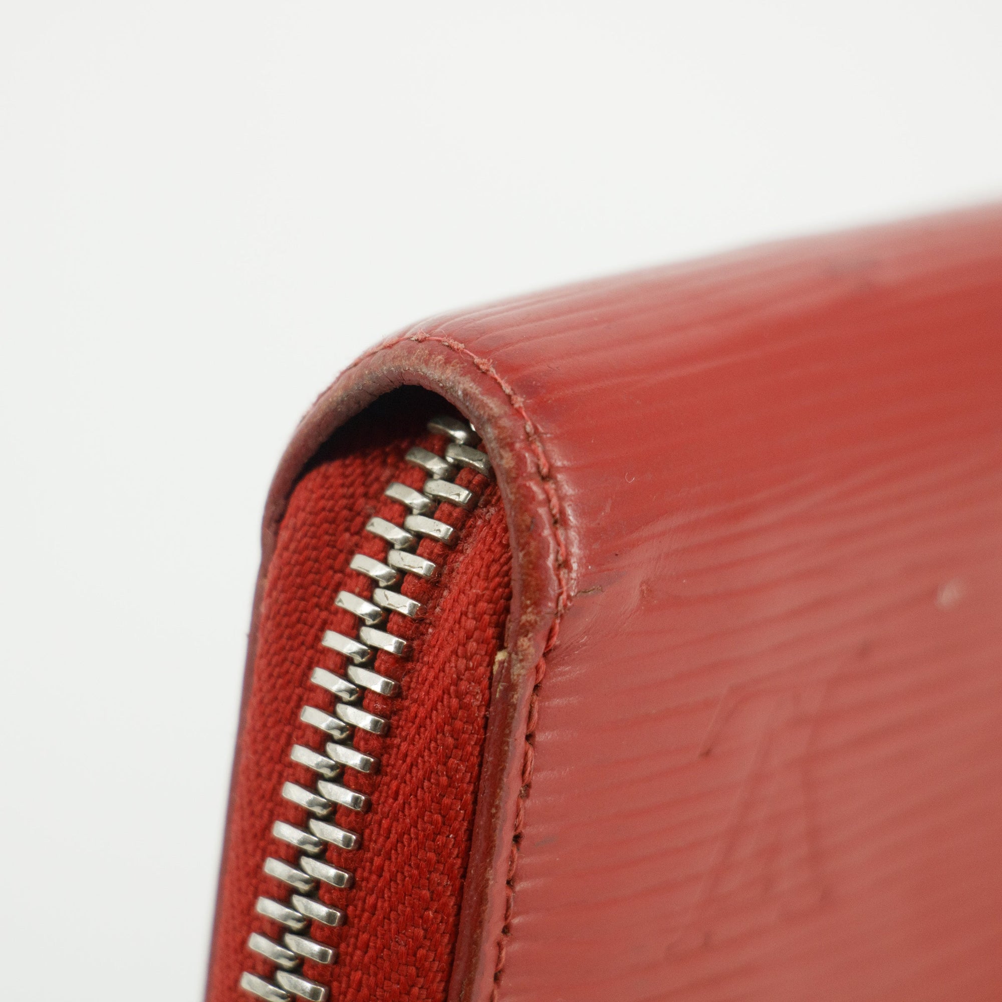 Louis Vuitton Red Epi Zippy Long Wallet  