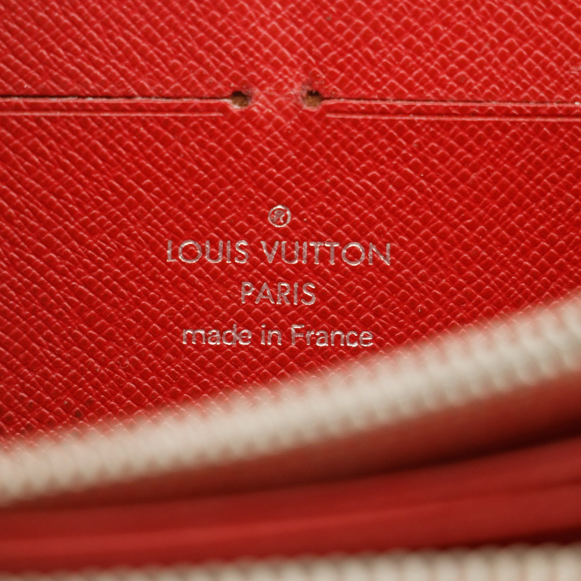 Louis Vuitton Red Epi Zippy Long Wallet  